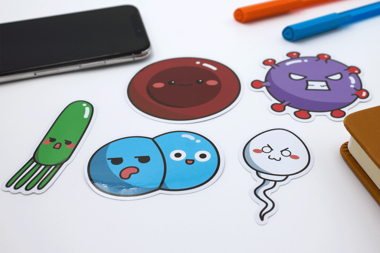 Microbe Sticker Pack