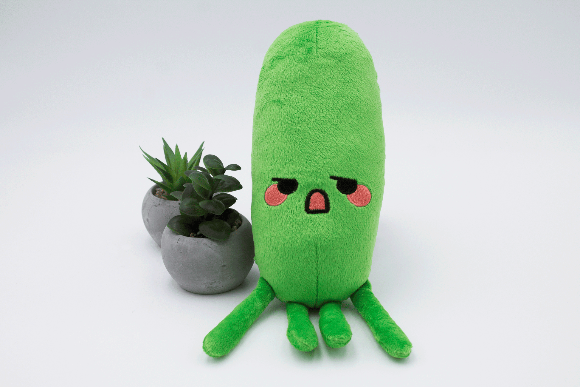 Green E.coli Microbe Plushie