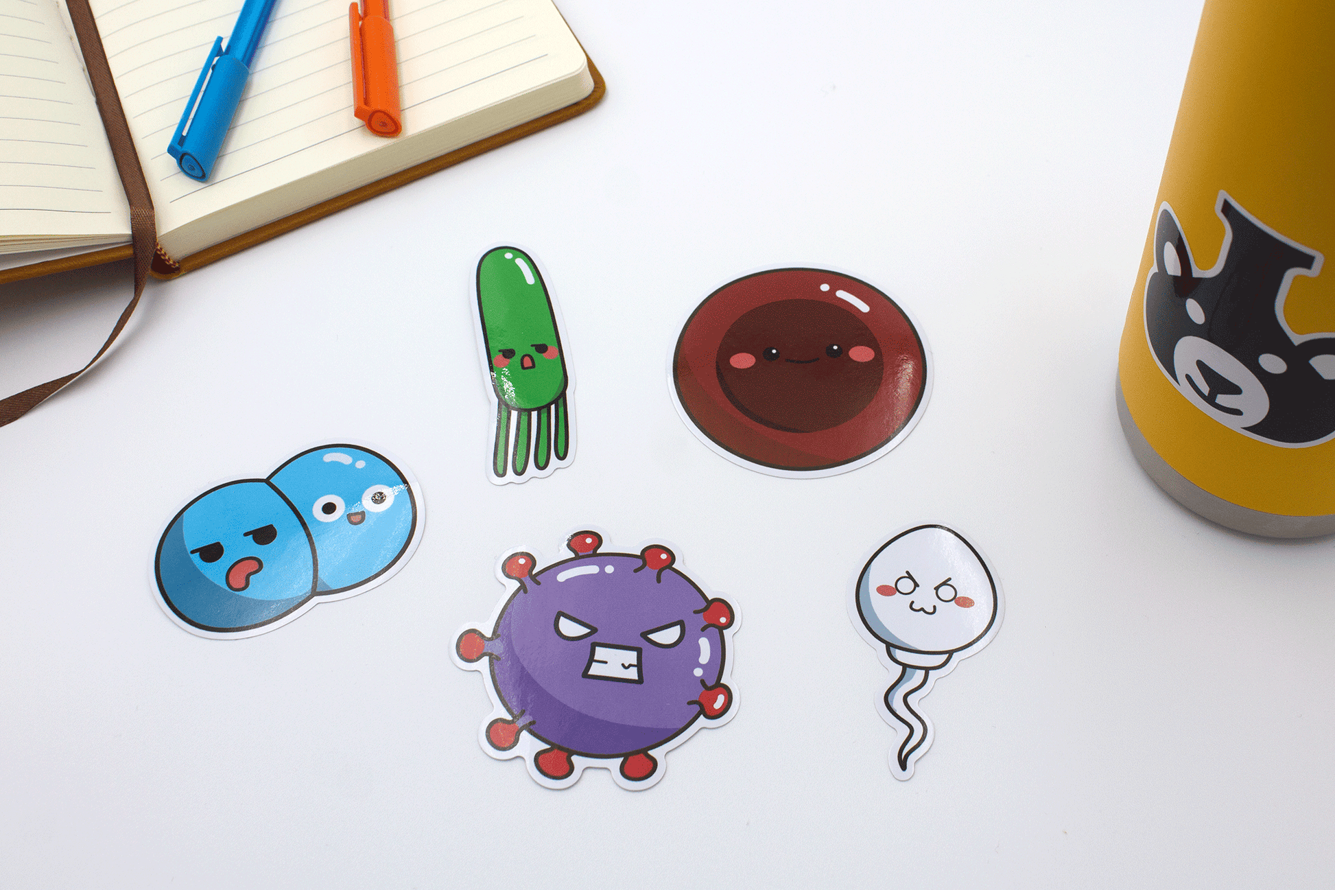 Microbe Sticker Pack